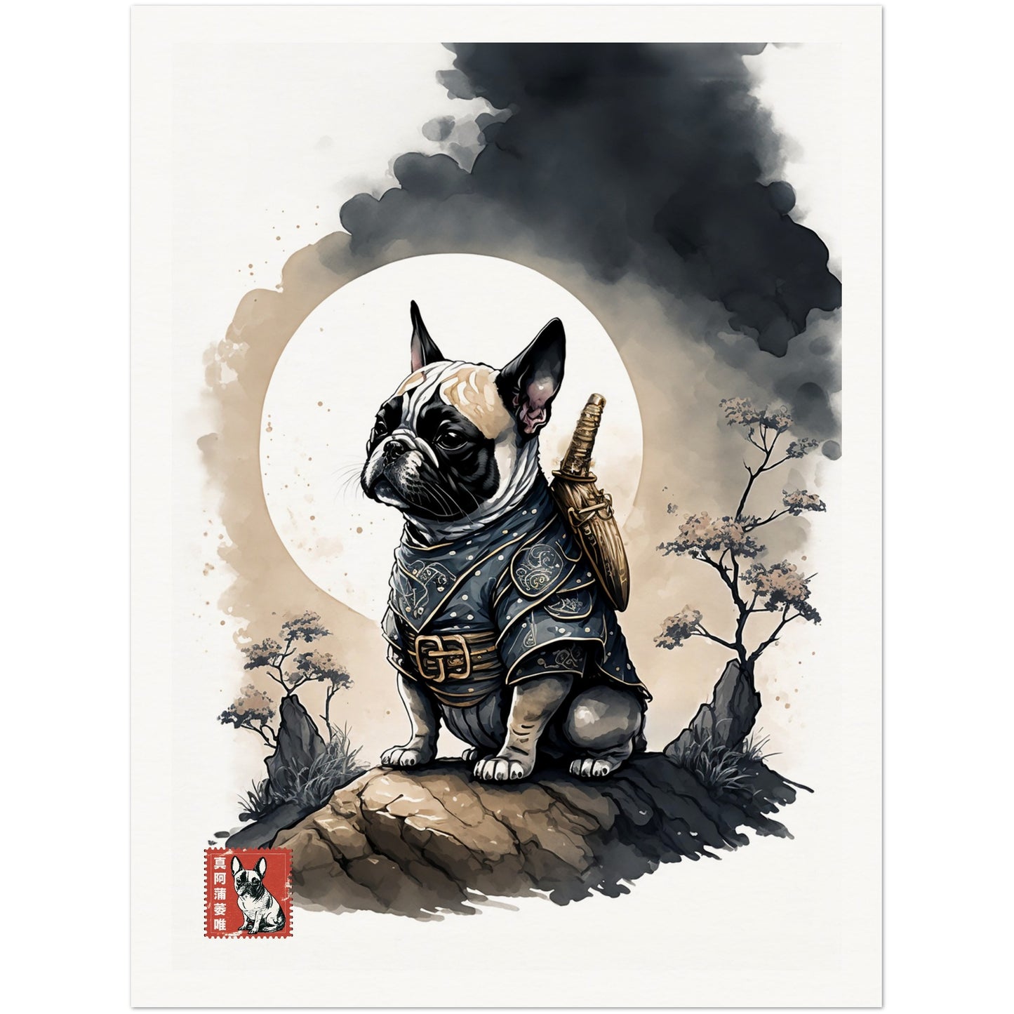 French Bulldog Moon II