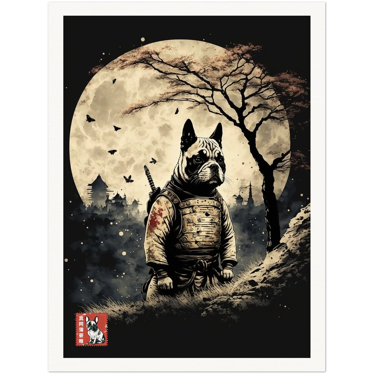 French Bulldog Moon I