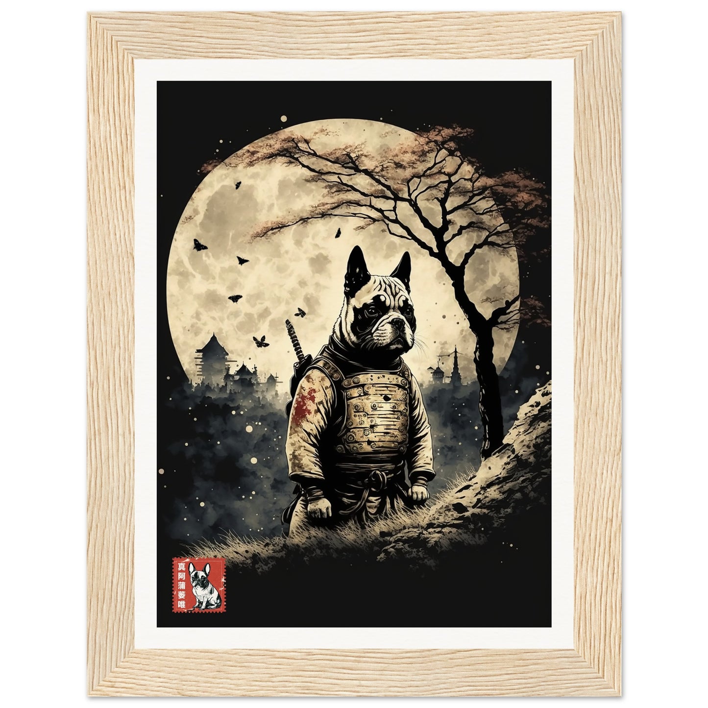 French Bulldog Moon I