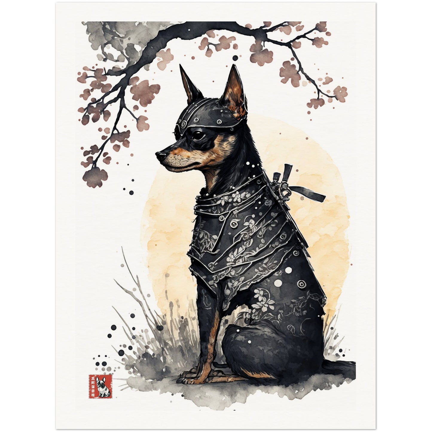 Small Dog Samurai I