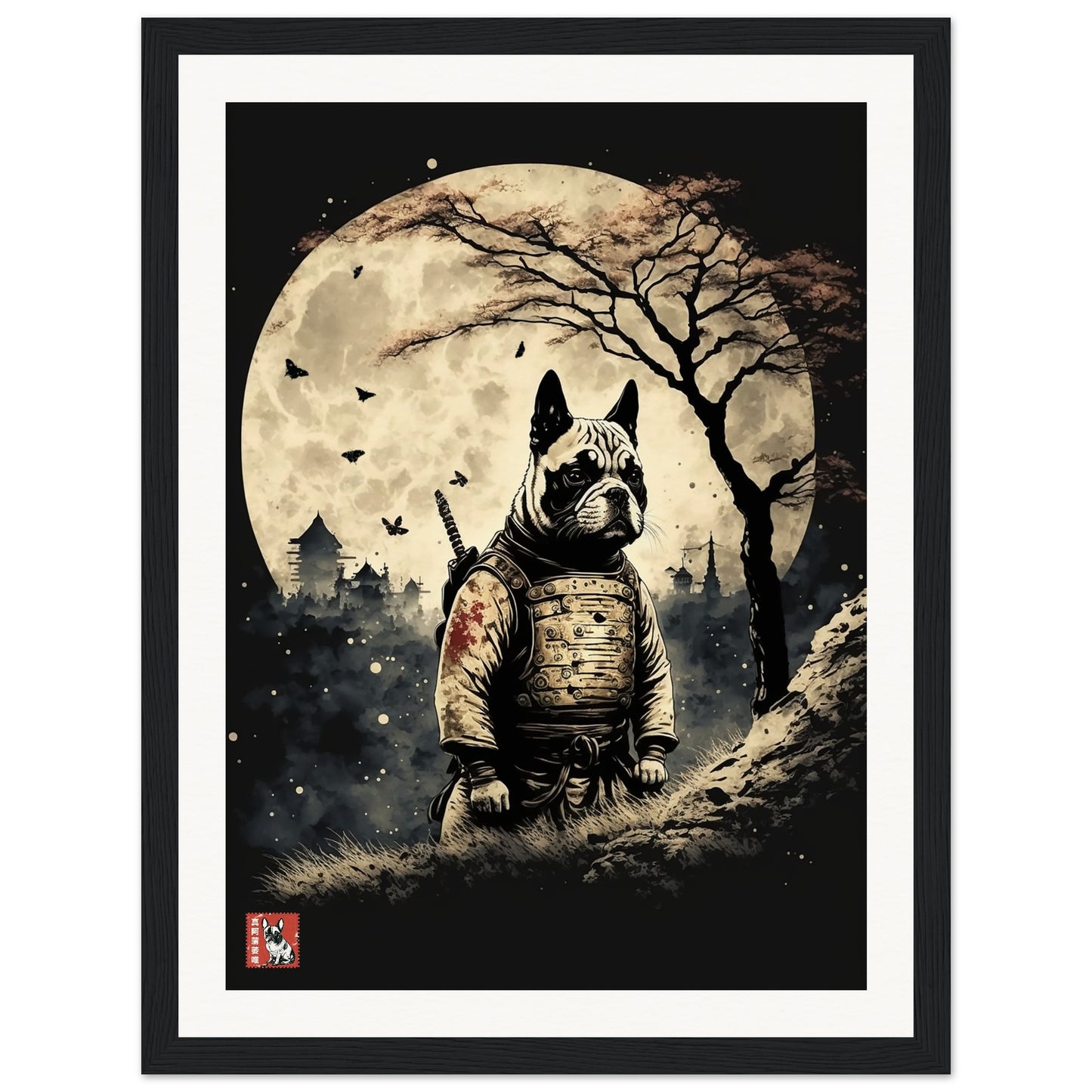 French Bulldog Moon I