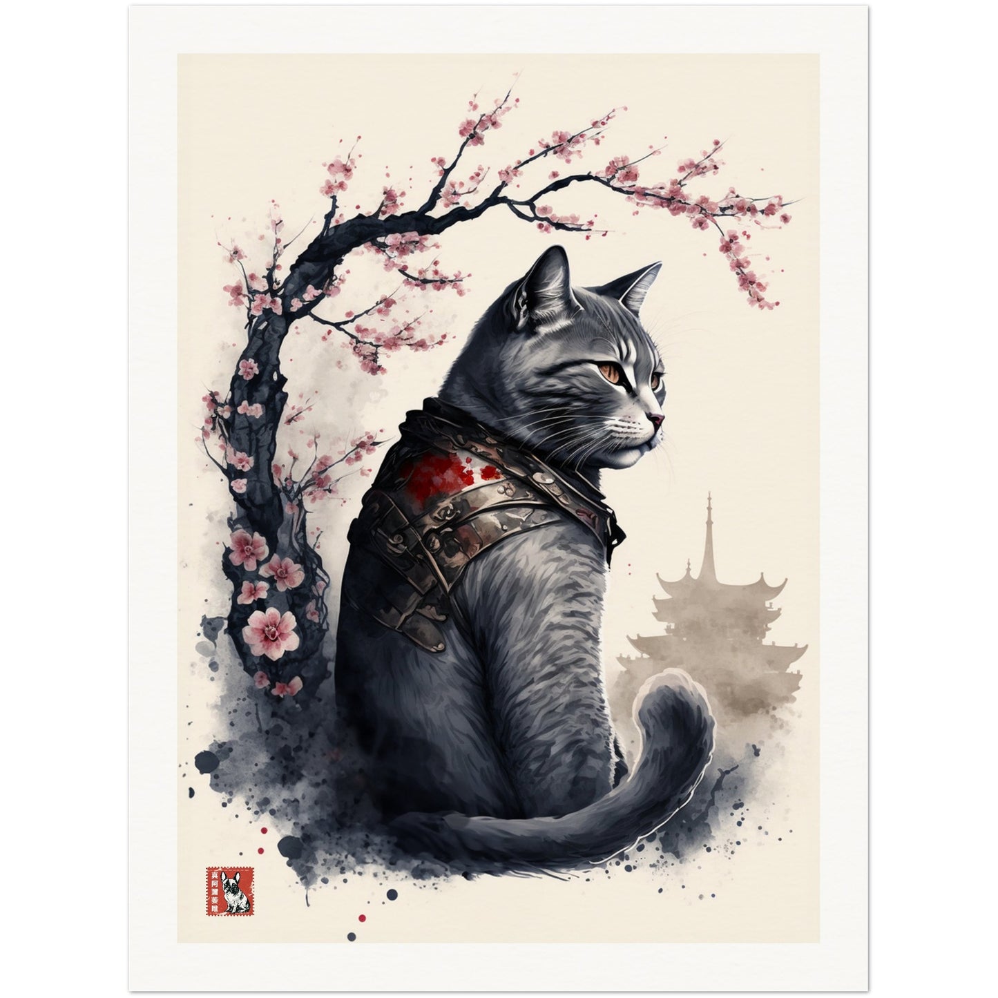 Chartreux Cat Blossom I