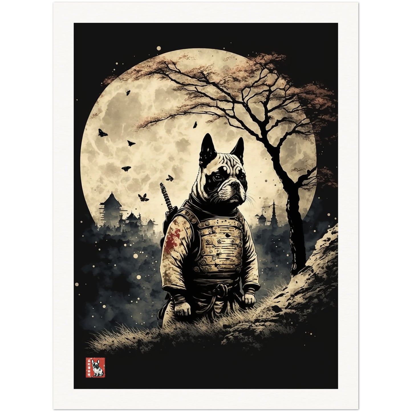 French Bulldog Moon I