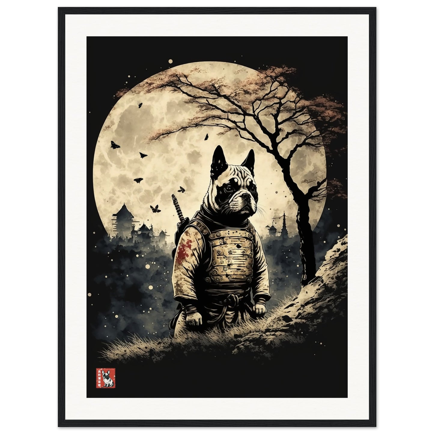 French Bulldog Moon I